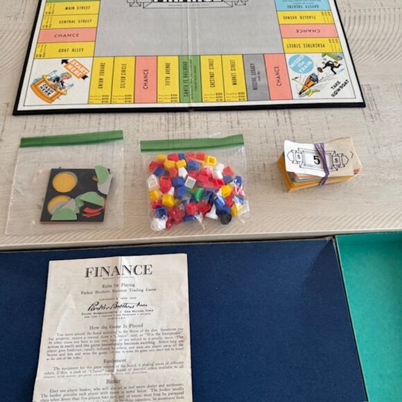 Rare, vintage 1958 Parker Brothers Business Trading Game Finance - Picture 5 of 10